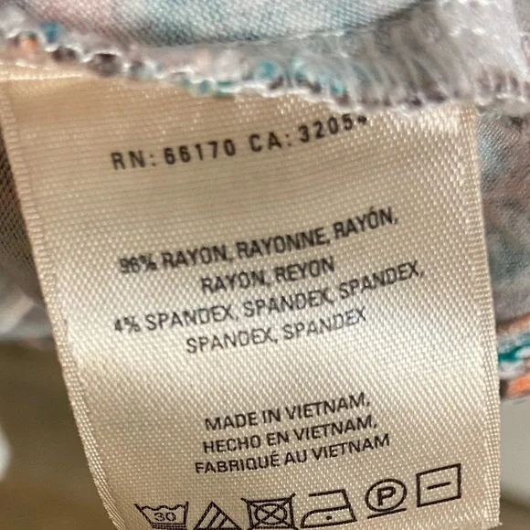 Anthropologie Maeve Lilt swing dress colorful jersey knit with pockets Large - Picture 13 of 13